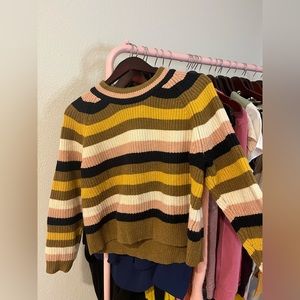 EUC Madewell Striped Pullover Sweater